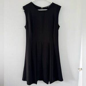Dynamite classic black dress with gold zipper | size M